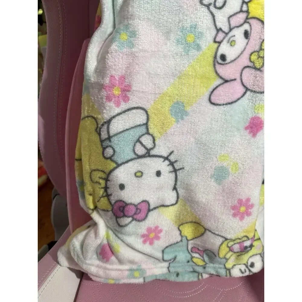 Hello Kitty & Friends Throw Blanket Silk Touch 50x70 Springy Keroppi 2024 Sanrio